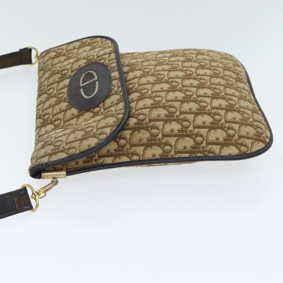 Dior DIOR Trotter Canvas Shoulder Bag Beige Size ONE SIZE - 5 Thumbnail