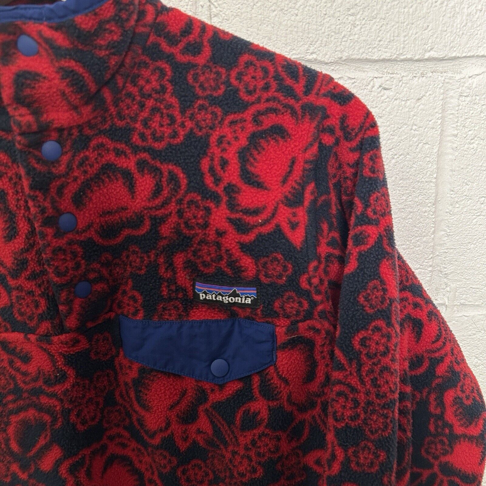 Patagonia Patagonia Synchilla Floral Rose Snap-T Fleece Jacket Size S / US 4 / IT 40 - 3 Thumbnail