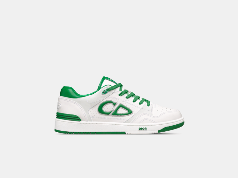 Dior o1w1db10426 3SN318 Low-Top Sneakers in White/Green Size US 5.5 / EU 38 - 1 Thumbnail