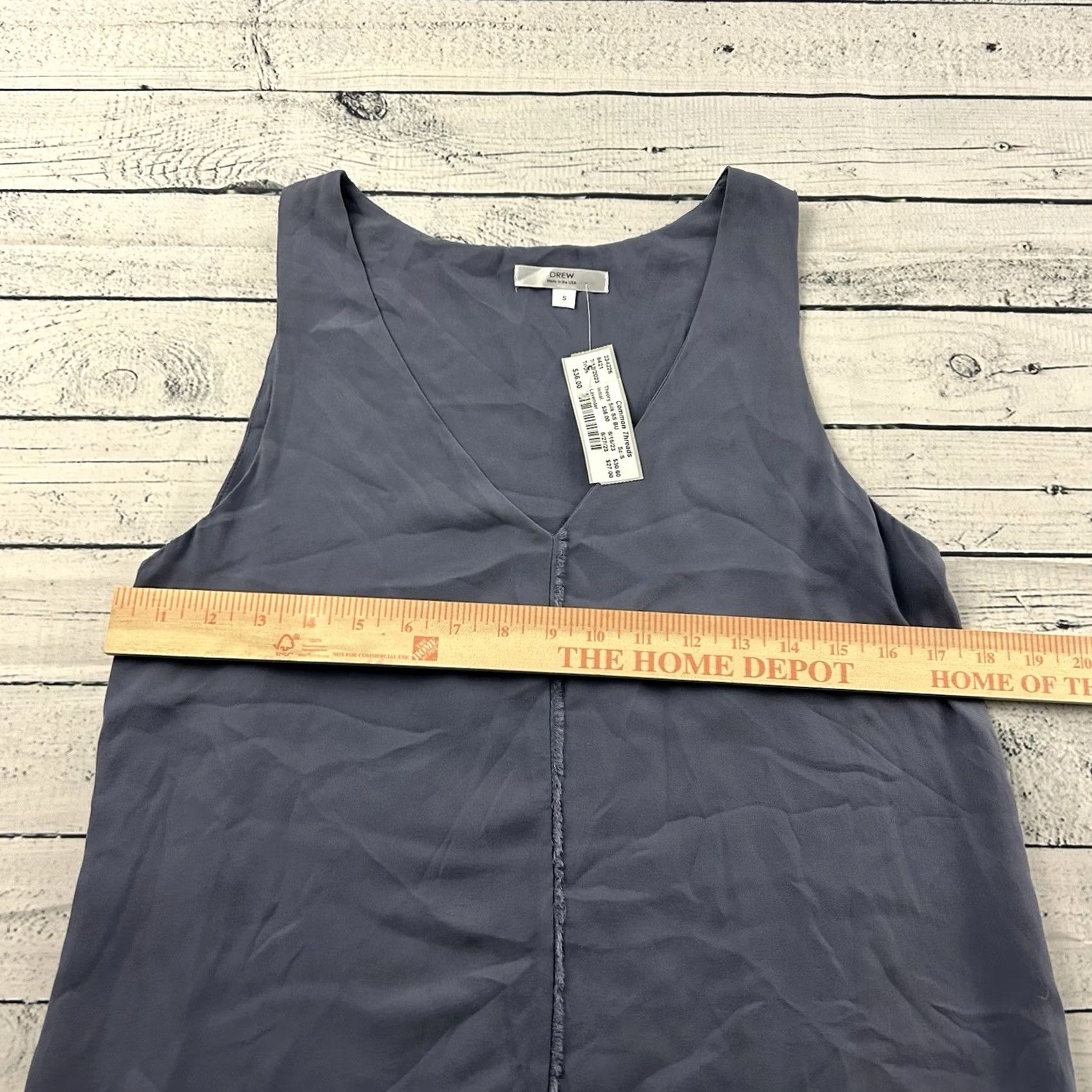 Drew DREW 100% Silk Tank Women's Small Lavender Purple Sleeveless Top Shirt Silk Lavender Purple S Womens Size S / US 4 / IT 40 - 5 Thumbnail