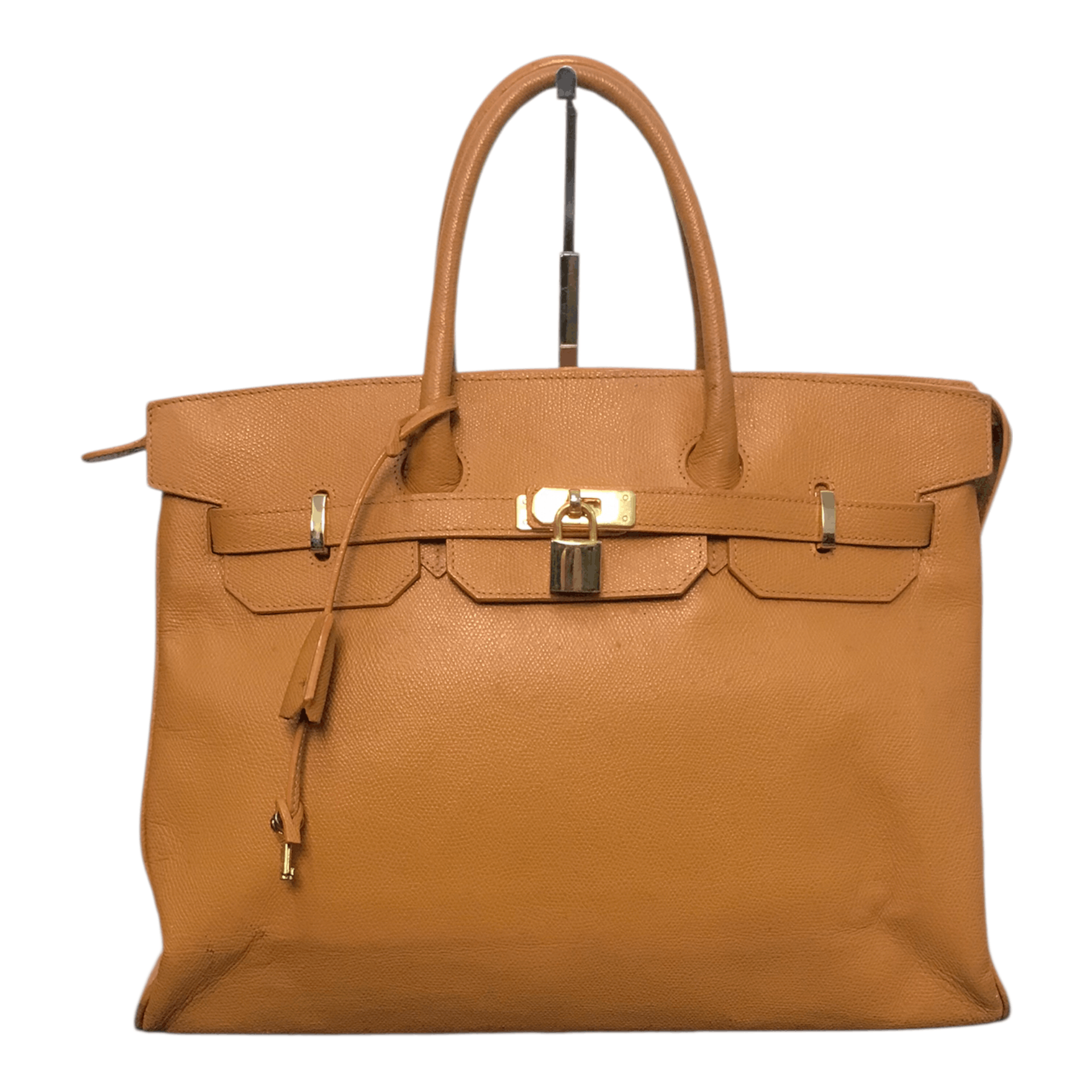 Japanese Brand Birkin Orange Handbag Size ONE SIZE - 3 Thumbnail