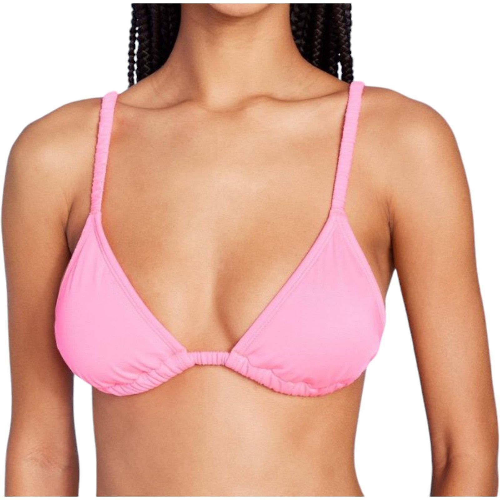 Other Wild Fable - Women's Strap Triangle Bikini Top - Pink - Medi Size ONE SIZE - 1 Thumbnail