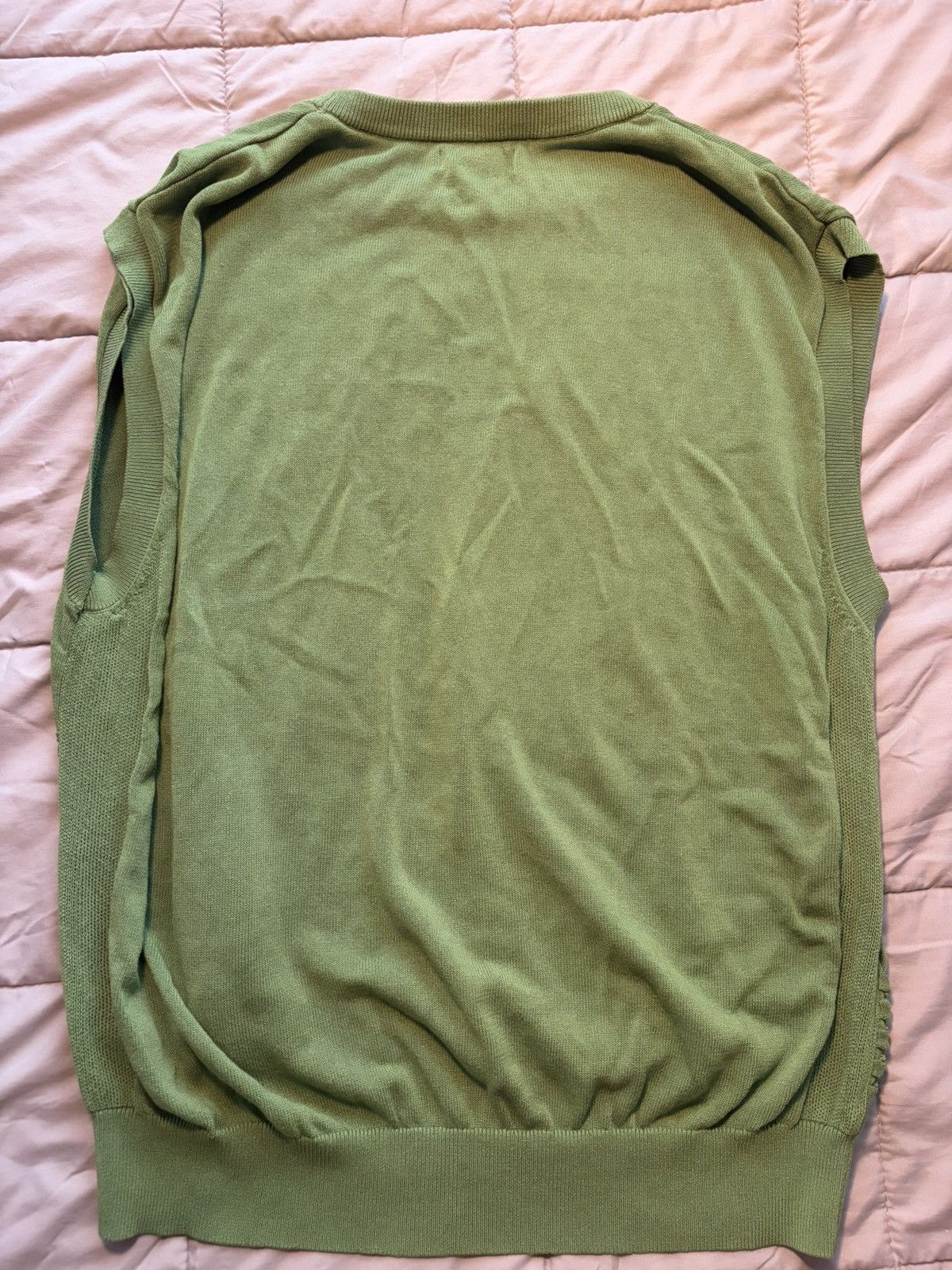 Other URBAN REVIVO Textured Green Tank Top Size US L / EU 52-54 / 3 - 5 Thumbnail