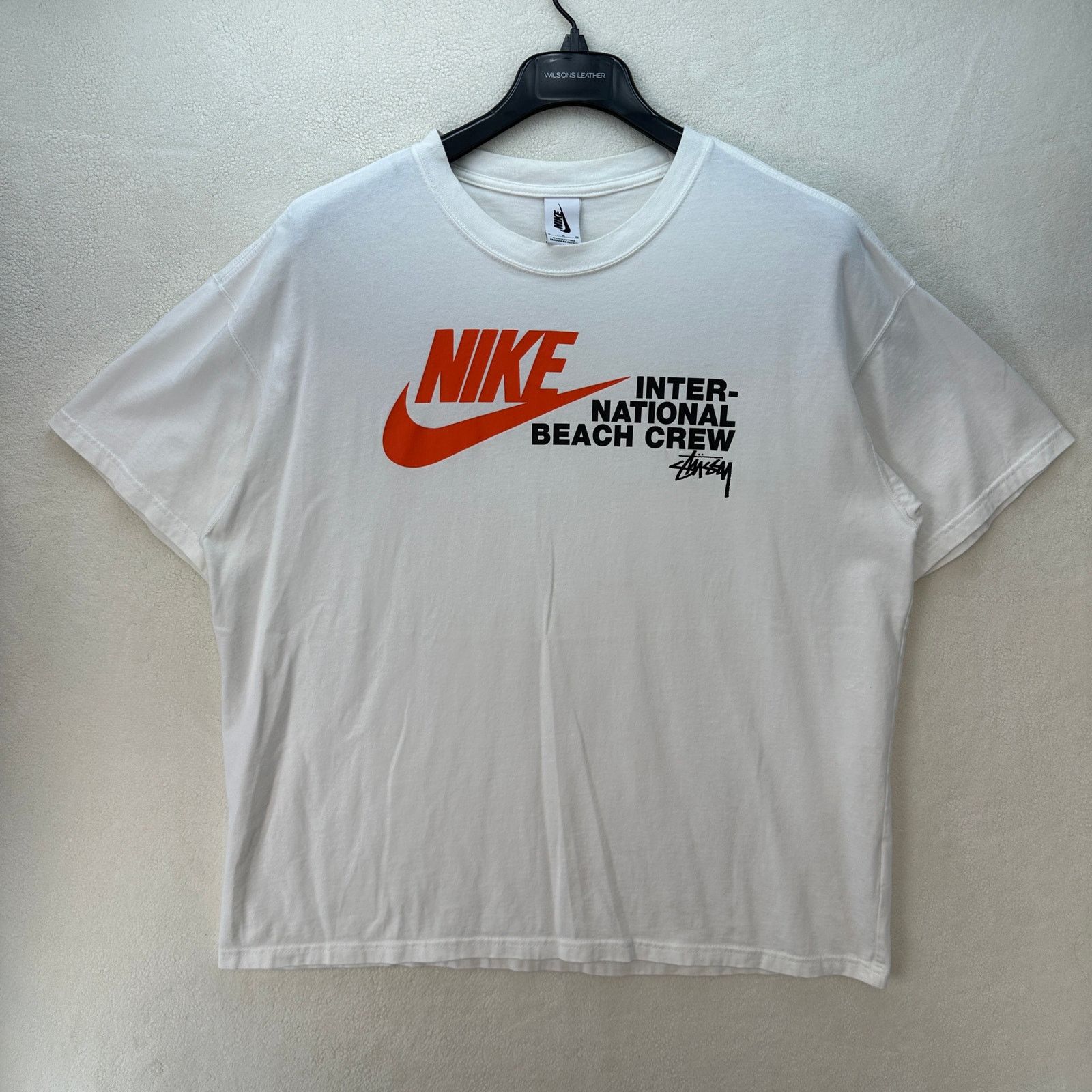 Nike NIKE x STUSSY White T shirt Men's Size XL Size US XL / EU 56 / 4 - 1 Thumbnail