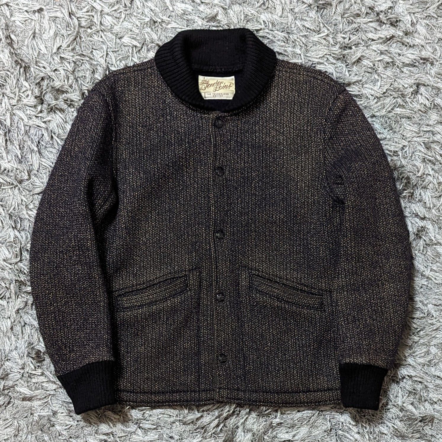 Tenderloin Vintage The Tenderloins K Seven Wool Jacket Plain Varsity Size US S / EU 44-46 / 1 - 2 Thumbnail