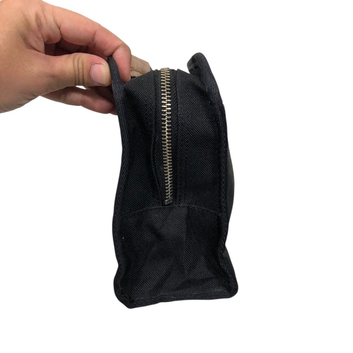 Jean Charles De Castelbajac 📌Rich Black Vintage Pouch Bag Leather Hand Castelbajac Size ONE SIZE - 4 Thumbnail