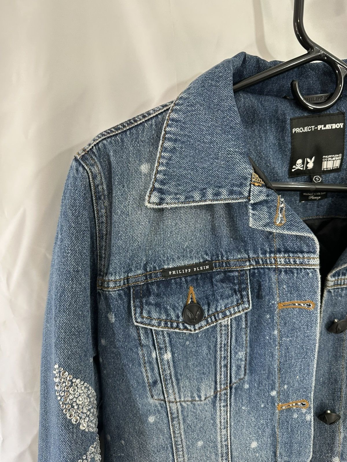 Philipp Plein Philipp Plein x Playboy Denim Jacket Size US S / EU 44-46 / 1 - 6 Thumbnail