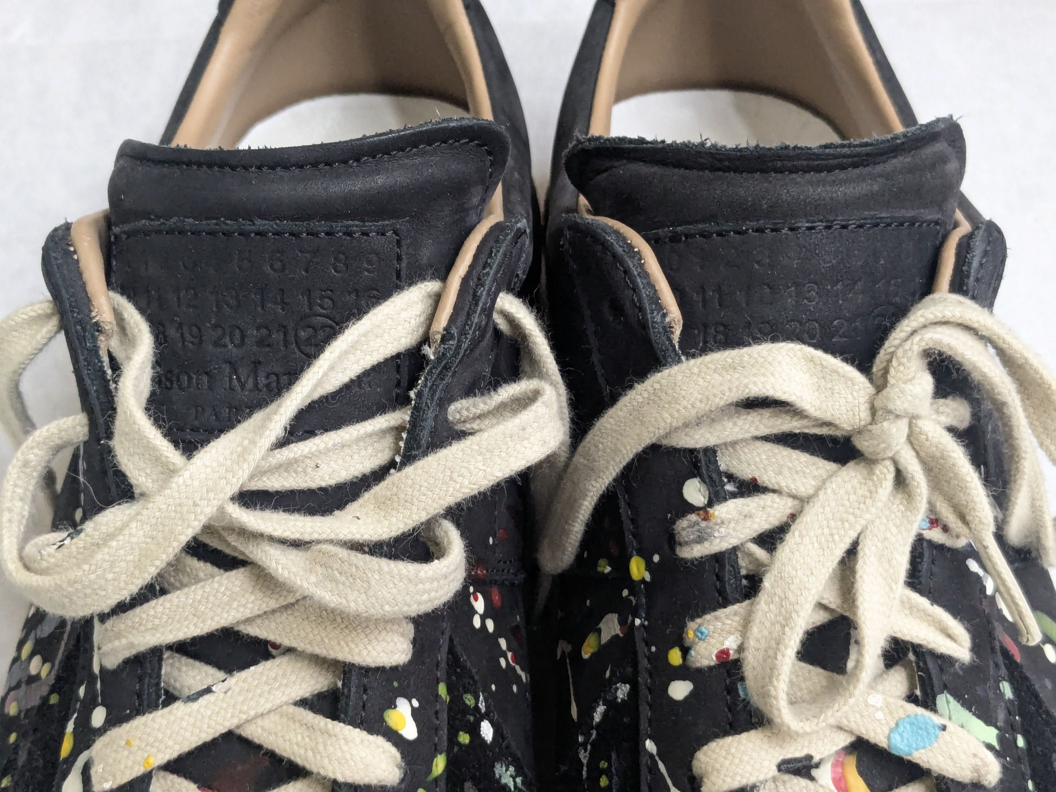Maison Margiela Maison Margiela Replica GAT Paint Splatter Black 9 42 Size US 9 / EU 42 - 5 Thumbnail