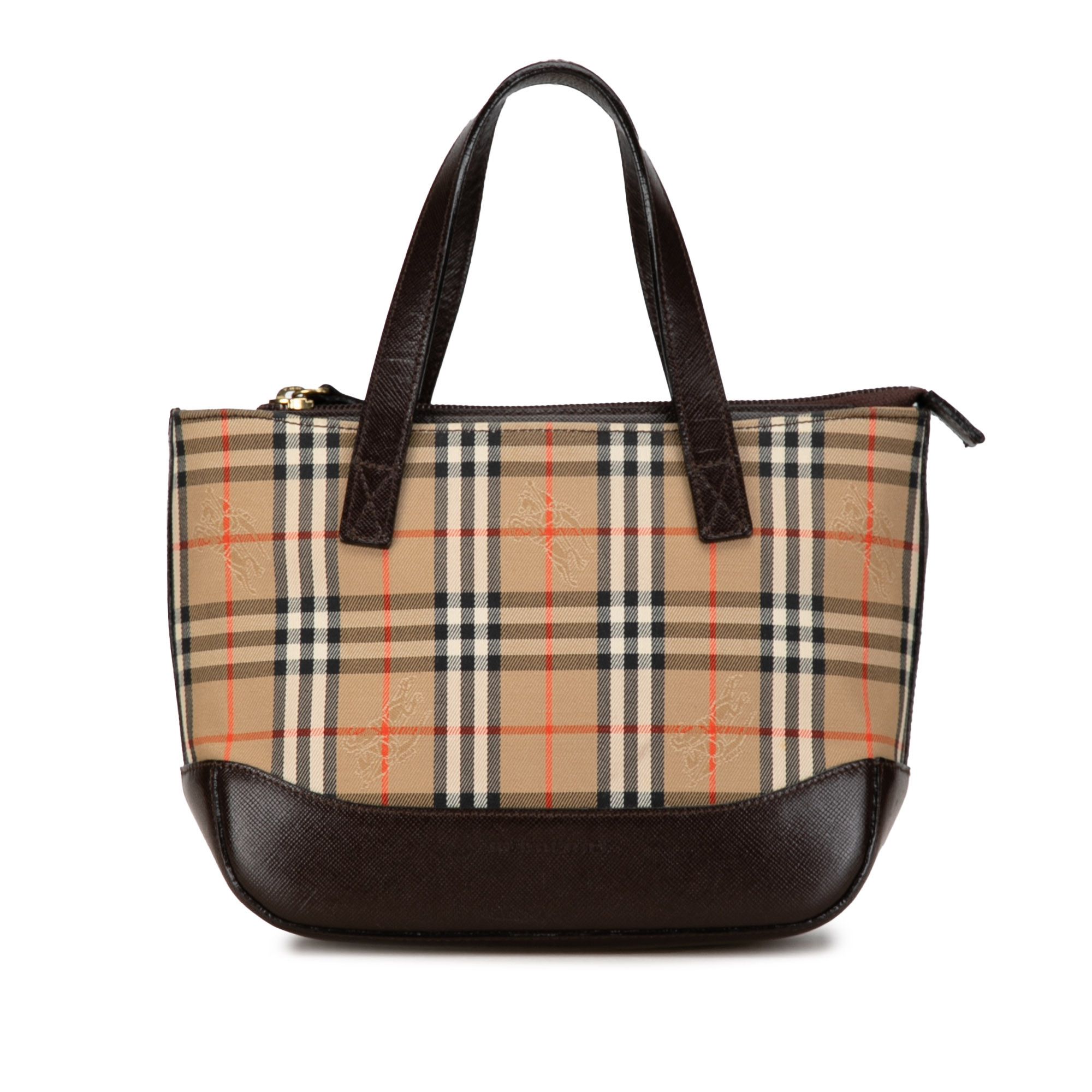 Burberry Burberry Haymarket Check Handbag Size ONE SIZE - 1 Thumbnail