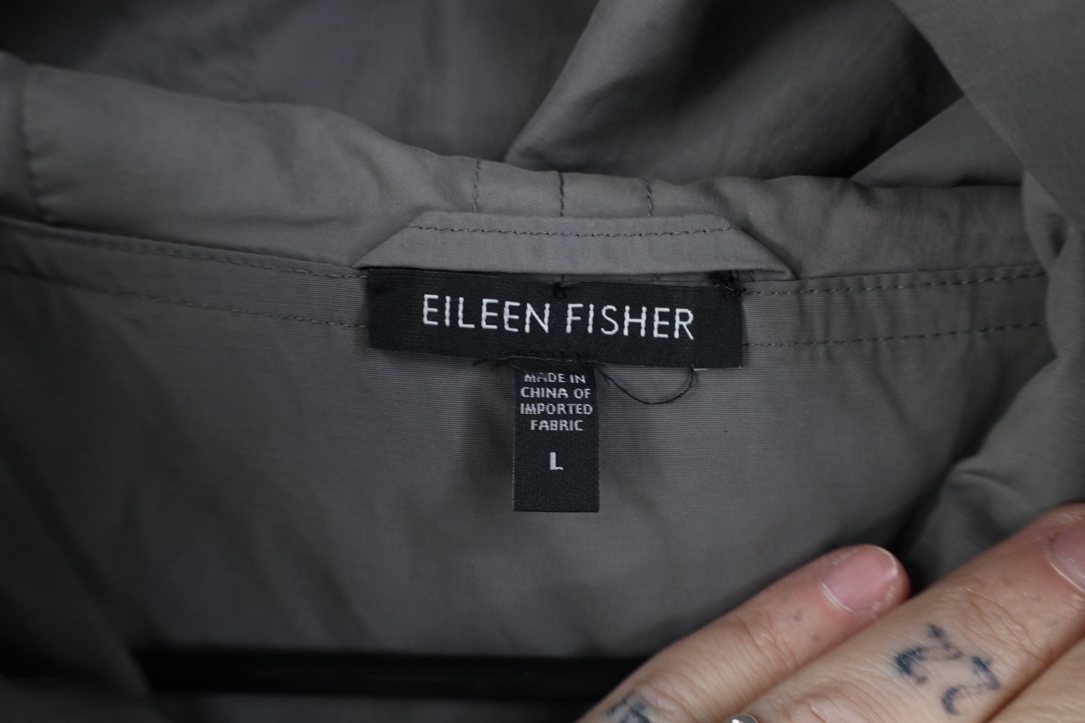Eileen Fisher Eileen Fisher Nylon Reversible Hooded Parka Jacket Coat Size L / US 10 / IT 46 - 7 Thumbnail