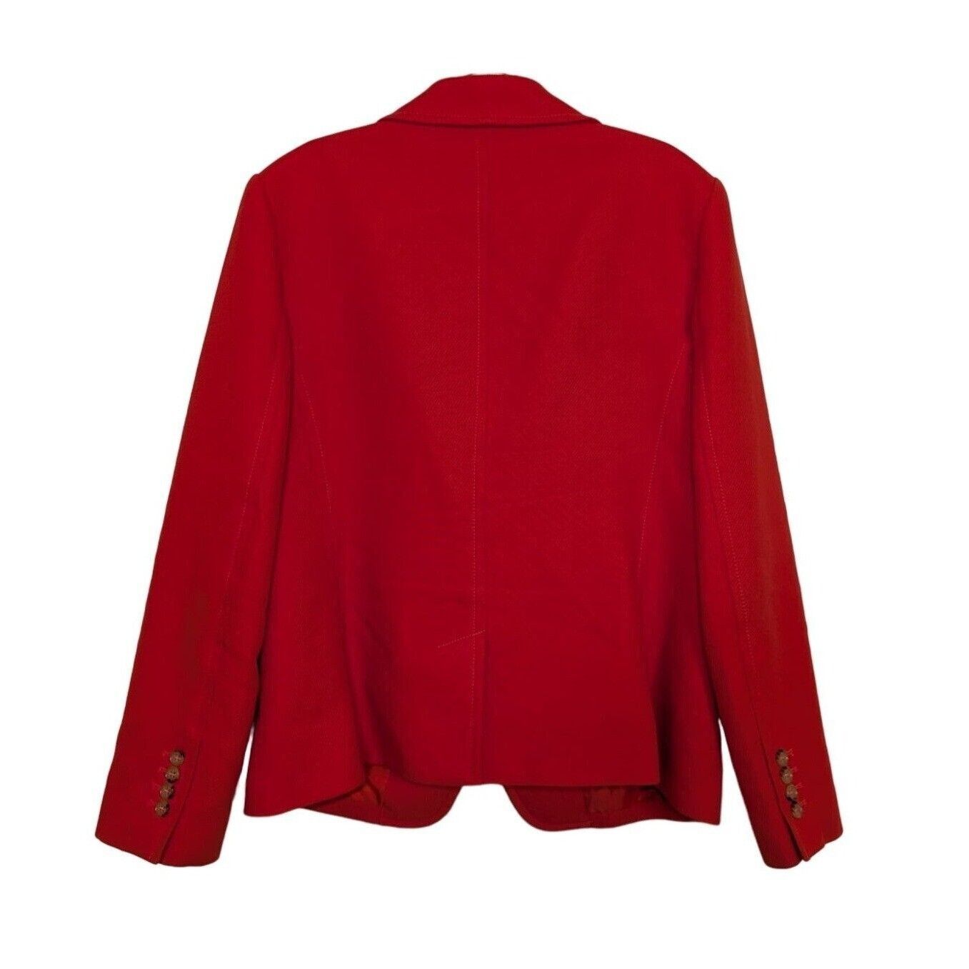 Talbots Talbots 2 Button Blazer Womens Size 14 Orange 100% Cotton Size XL / US 12-14 / IT 48-50 - 9 Thumbnail