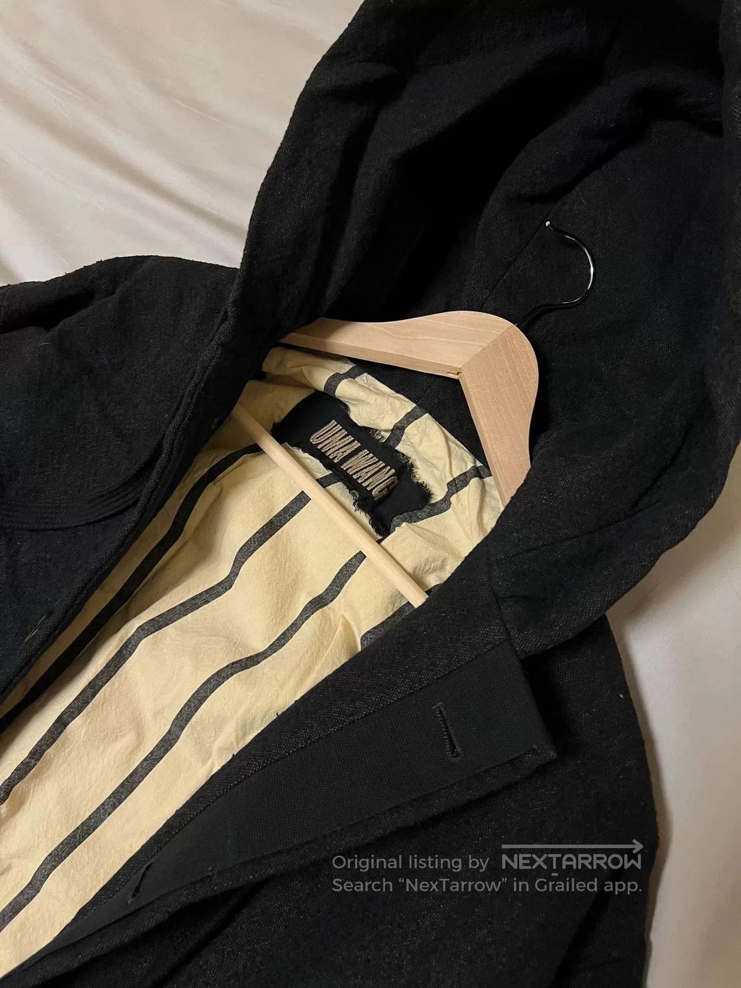 Uma Wang UMA WANG Striped Wool Coat for Men. Size US S / EU 44-46 / 1 - 2 Thumbnail