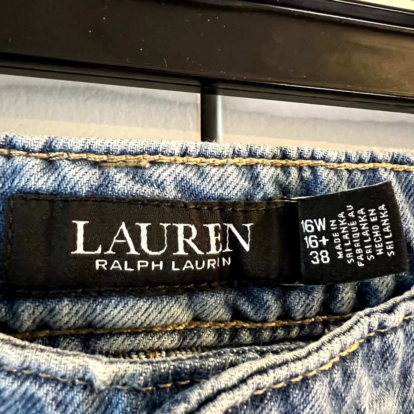 Ralph Lauren Ralph Lauren Blue Denim Flare High Rise Button Fly Jeans Size 38" / US 16 / IT 52 - 3 Thumbnail