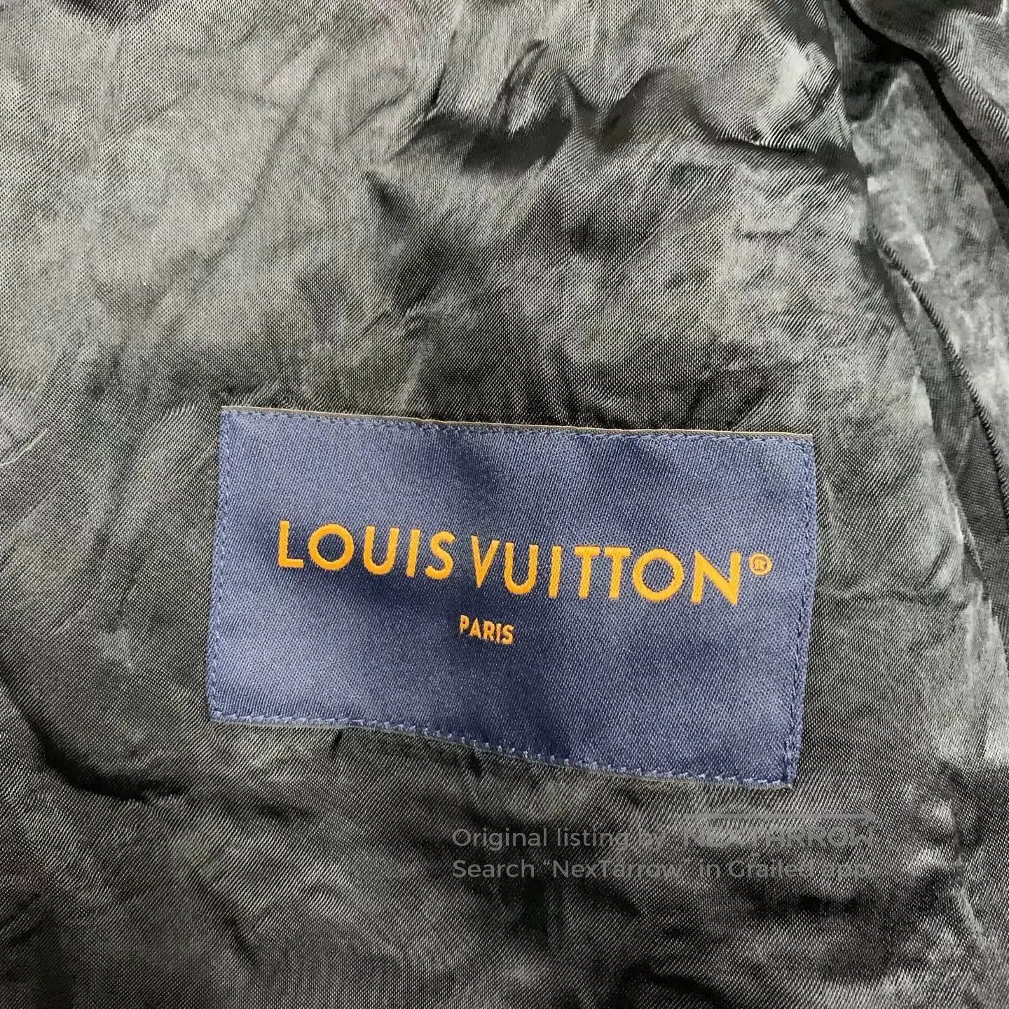 Louis Vuitton Blue Patterned Hooded Sweatshirt. Size US M / EU 48-50 / 2 - 4 Thumbnail