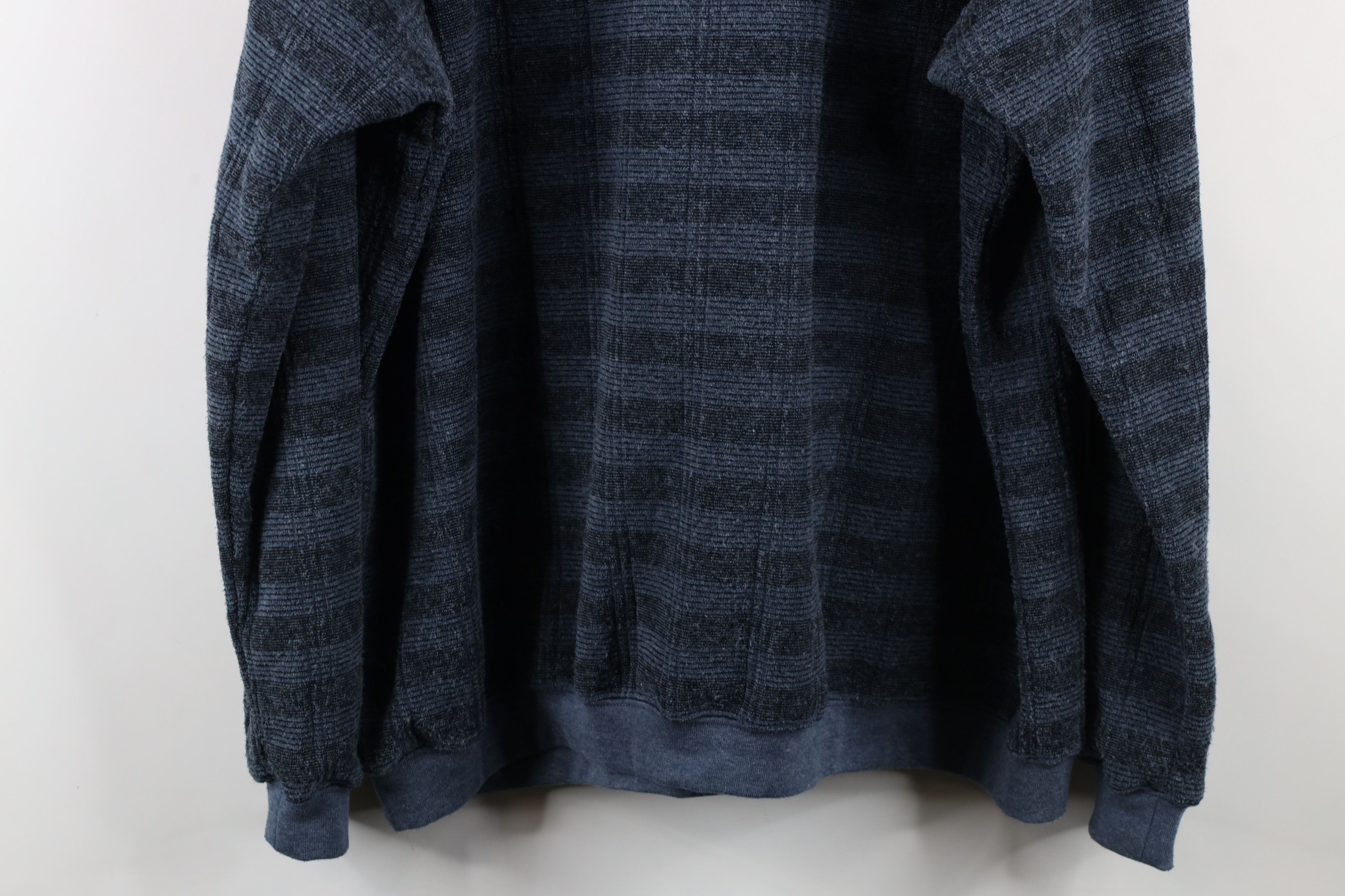 Vintage Vintage 90s Streetwear Fleece Collared Pullover Sweater Size US XXL / EU 58 / 5 - 10 Thumbnail