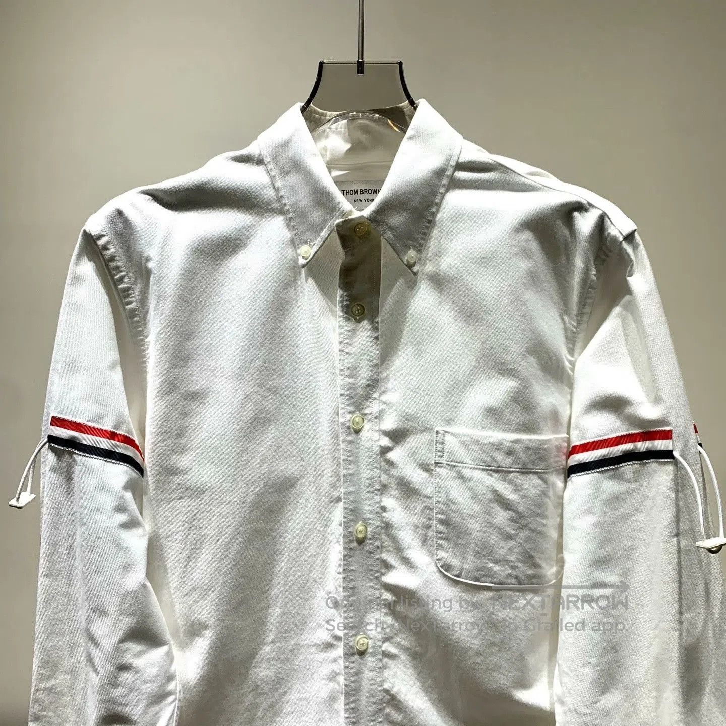 Thom Browne Thombrowen Stripe Button Long Sleeve Shirt. Size US L / EU 52-54 / 3 - 3 Thumbnail