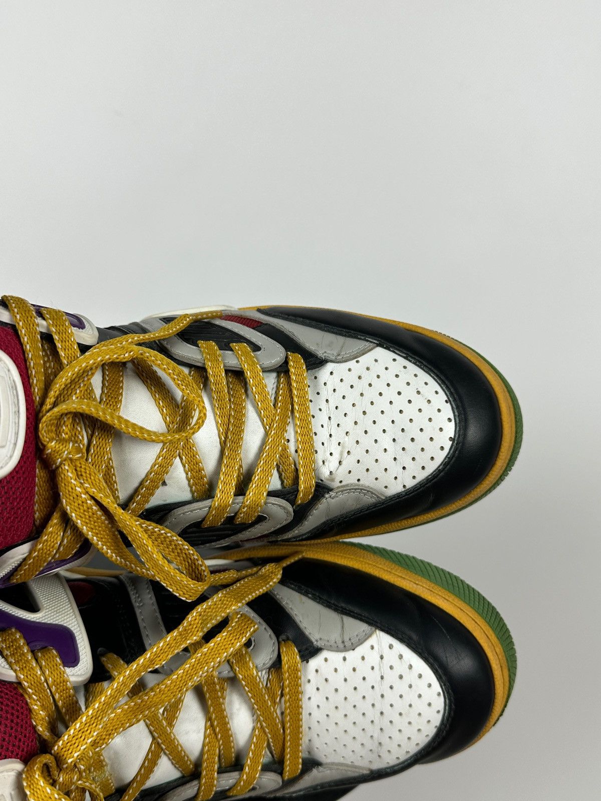 Gucci Gucci Basket Hi Top Sneakers Size US 8.5 / EU 41-42 - 18 Thumbnail