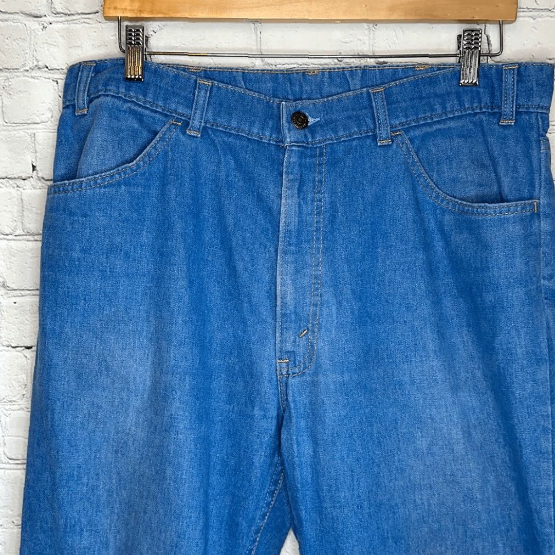 Levi's VINTAGE Levi’s Men’s Orange Tab Jeans Straight Jeans 36x30 Blue 30in Inseam Mens Jeans Comfort Dad Jeans Skosh Size US 36 / EU 52 - 3 Thumbnail