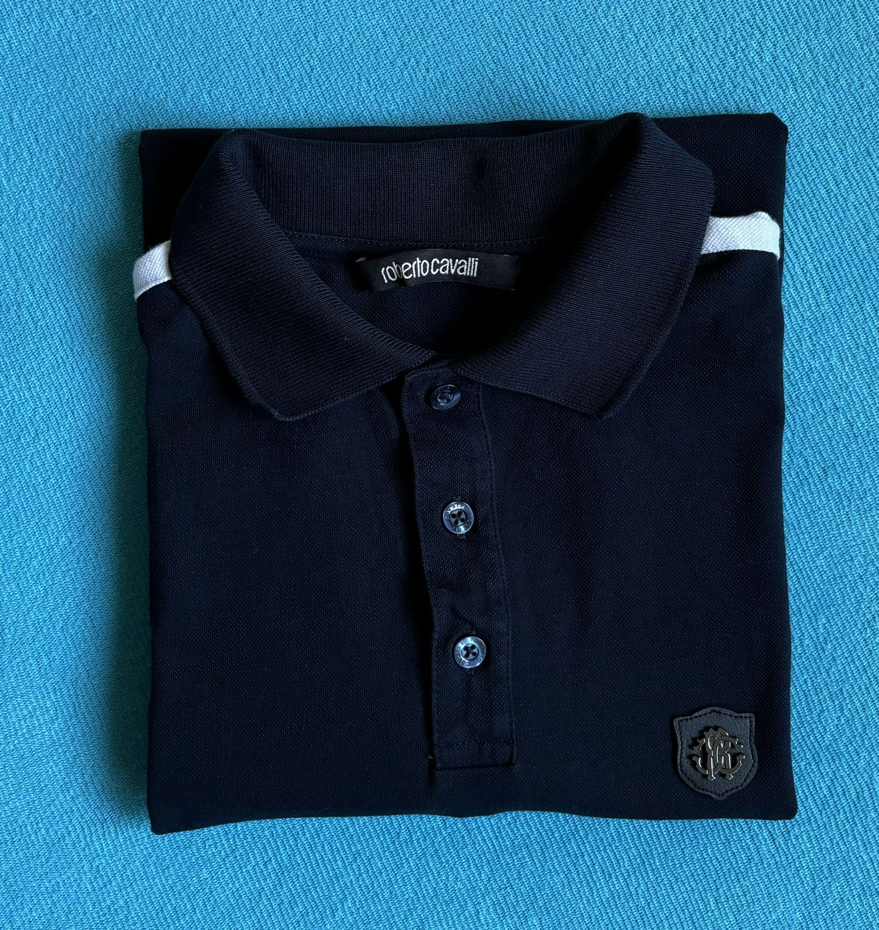 Roberto Cavalli Roberto Cavalli Polo navy blue Size. S Size US S / EU 44-46 / 1 - 12 Thumbnail