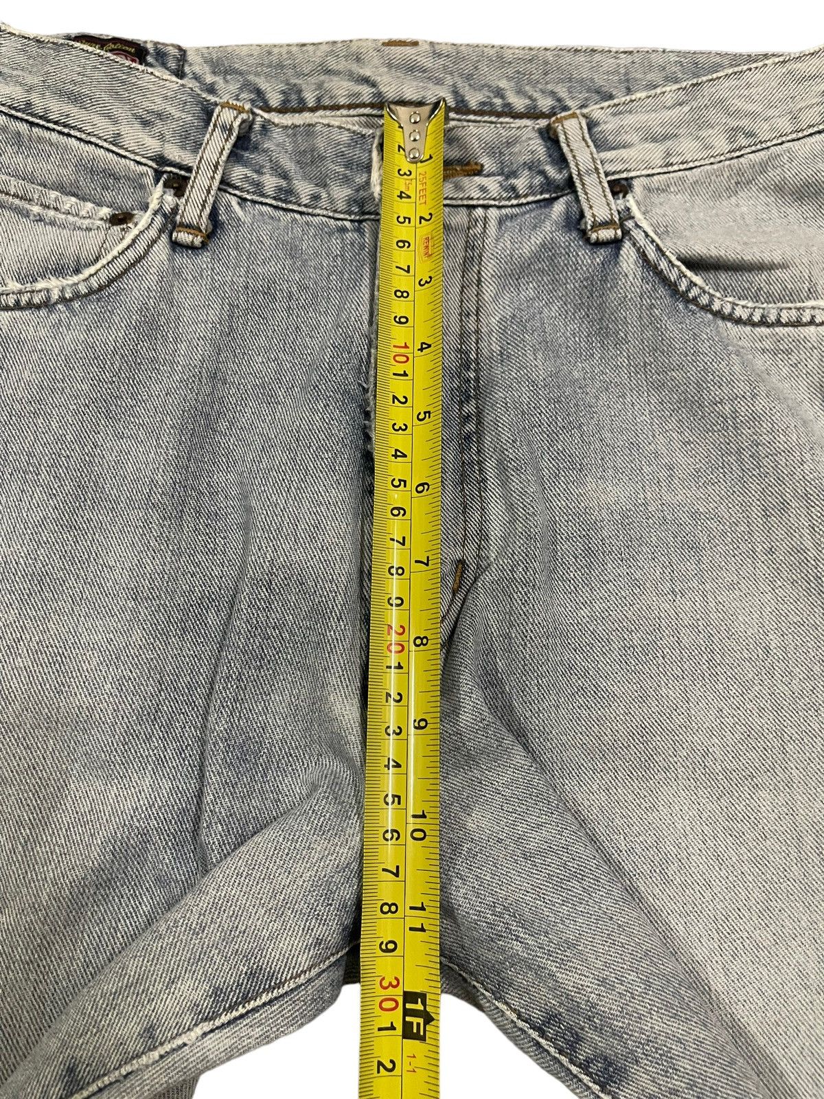 Edwin Vintage Edwin Classic Blue Wash Distress Baggy Jeans Size US 29 - 12 Thumbnail