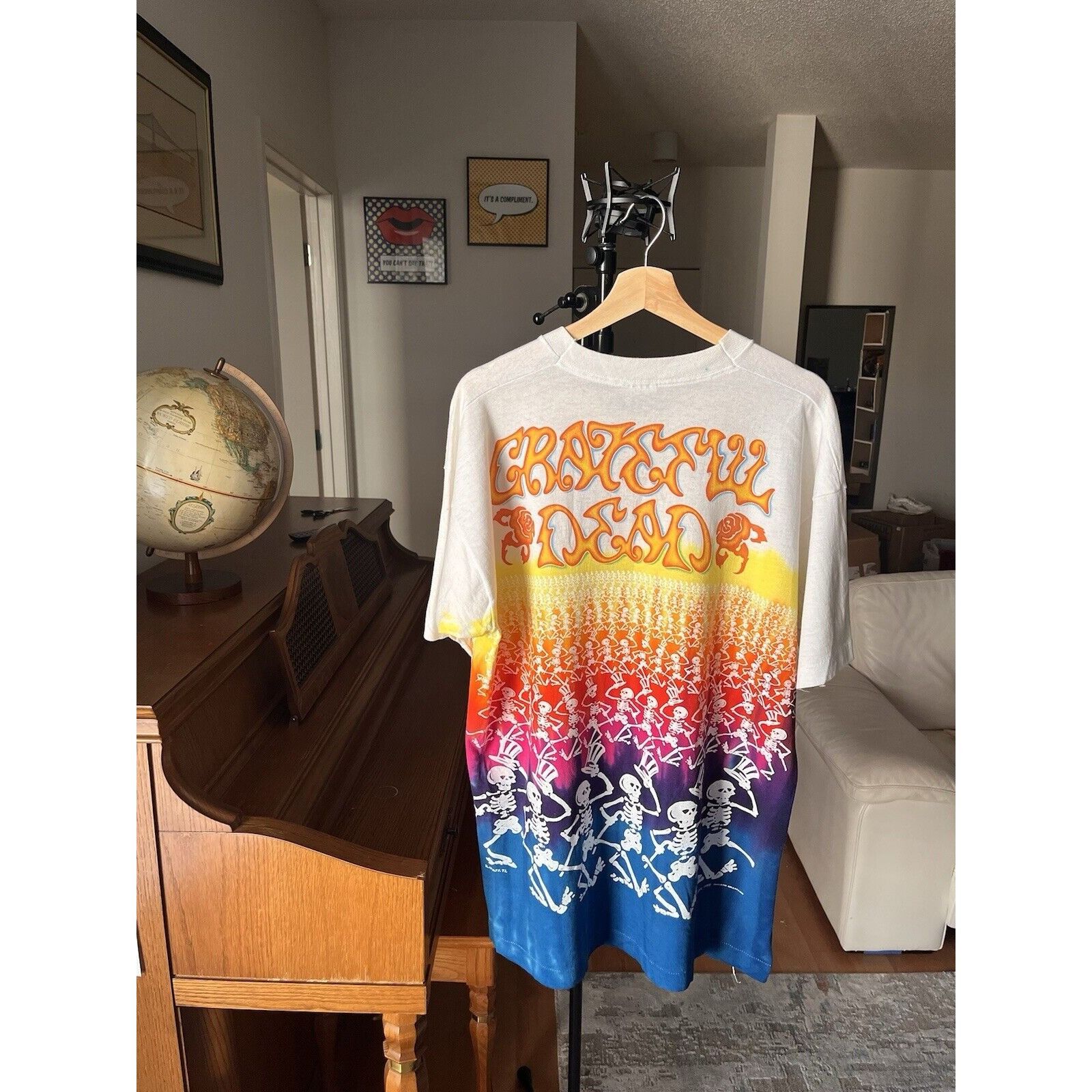 Grateful Dead × Liquid Blue GRATEFUL DEAD VINTAGE 1990S SINGLE STITCH AOP TIE DYE SHIRT Size US XL / EU 56 / 4 - 3 Thumbnail