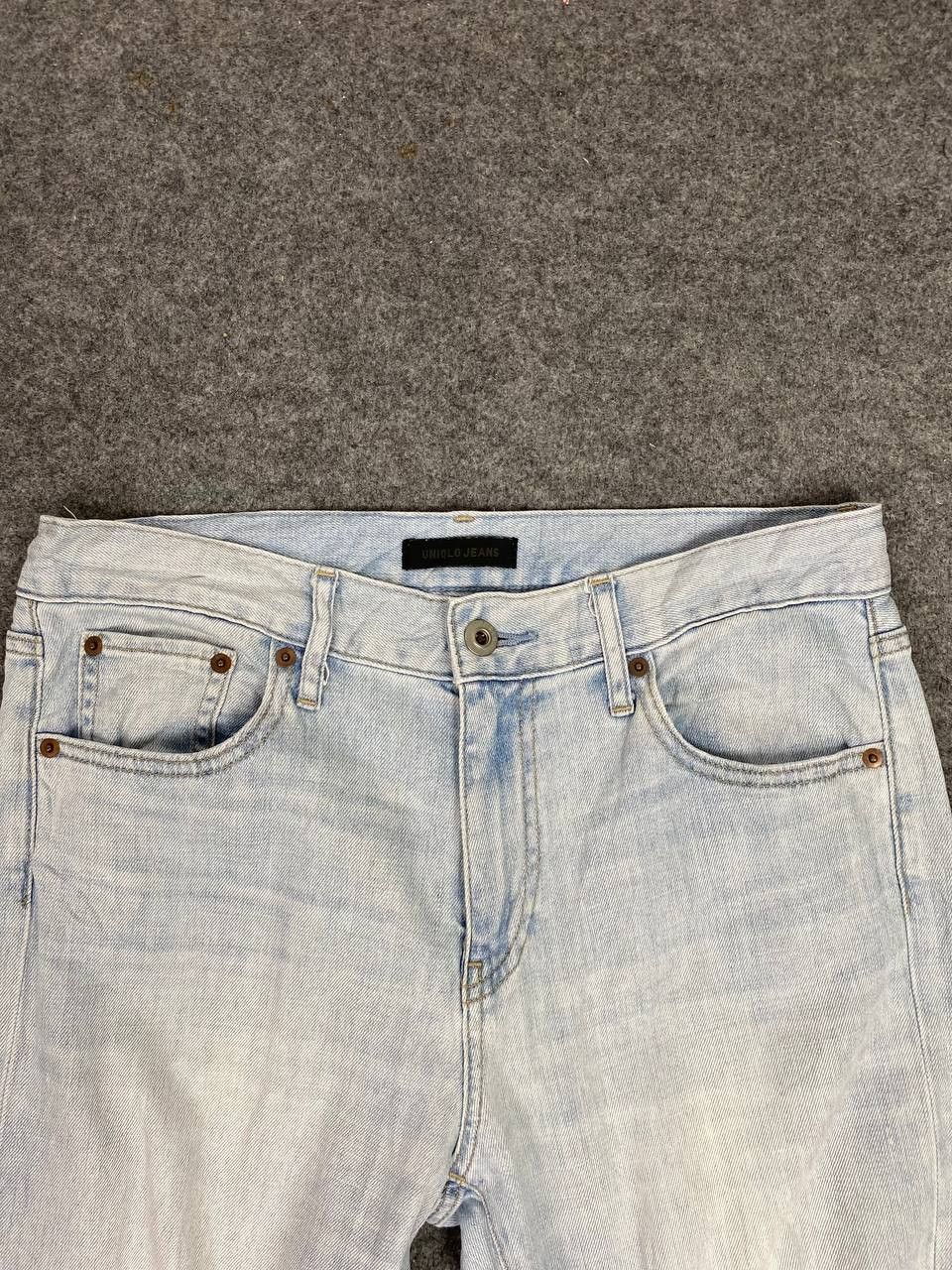 Japanese Brand Uniqlo kaihara slim distressed ankle cut denim Size US 32 / EU 48 - 8 Thumbnail