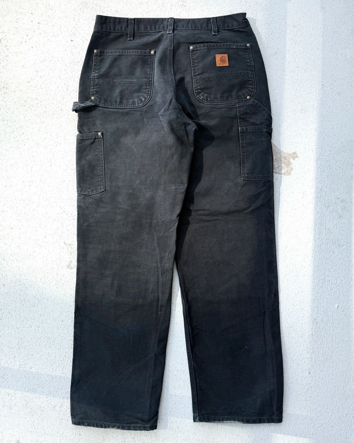Carhartt Vintage Carhartt Double Knee Pants Distressed Fade 33x32 Size US 33 - 6 Thumbnail