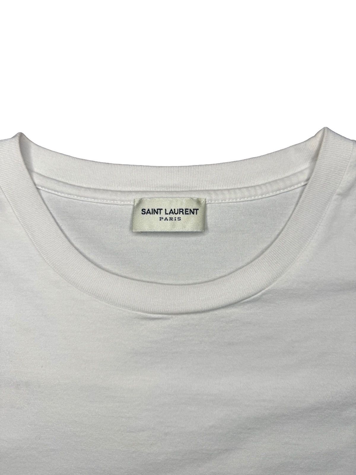 Saint Laurent Paris Saint Laurent Paris SS17 Logo Tee Size US XS / EU 42 / 0 - 3 Thumbnail