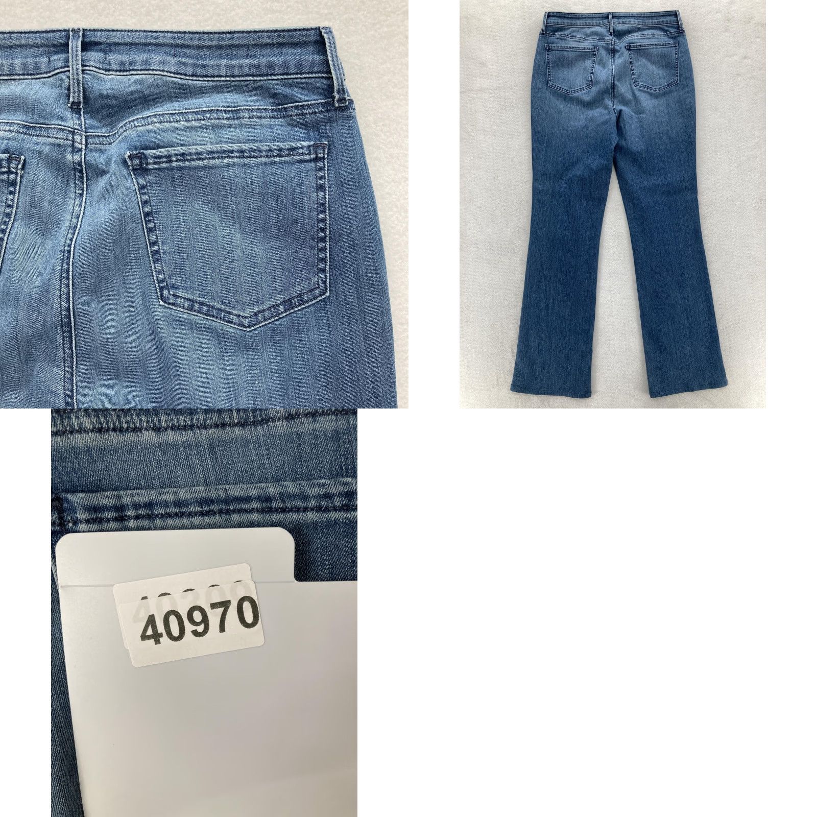 NYDJ NYDJ Jeans Womens 10 Barbara Bootcut Lift Tuck Stretch Denim Mid Rise Blue Bootcut Jeans Womens 10 NYDJ Barbara Bootcut Size 32" / US 10 / IT 46 - 9 Thumbnail