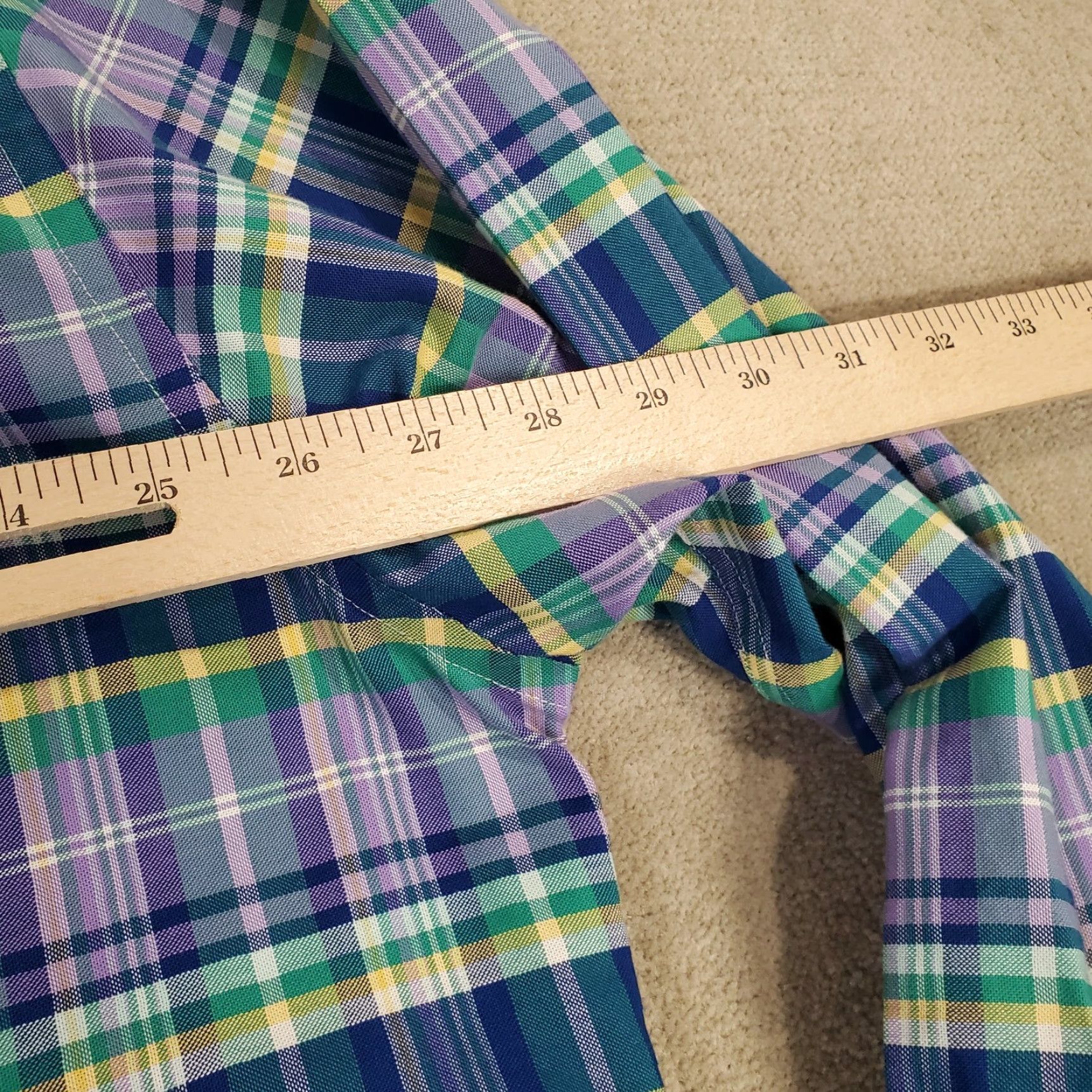 Brooks Brothers Brooks Brothers Shirt Mens XL Button-Up Oxford Long Sleeve Purple Blue Plaid Casual Preppy Button-Down Collar Men Size US XL / EU 56 / 4 - 6 Thumbnail
