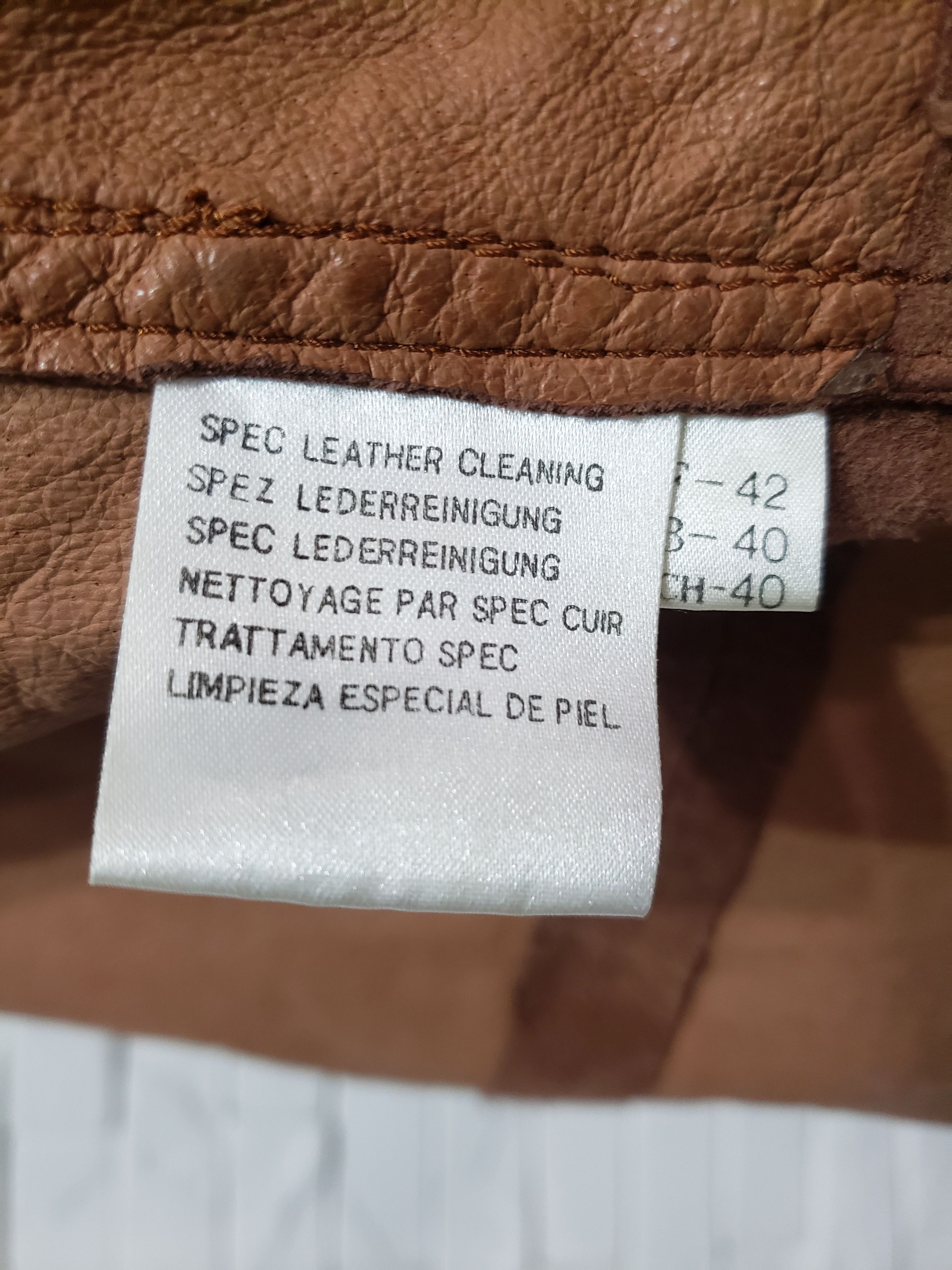 Genuine Leather Stylish women's shirt made of genuine suede. Size XXL / US 16-18 / IT 52-54 - 10 Thumbnail