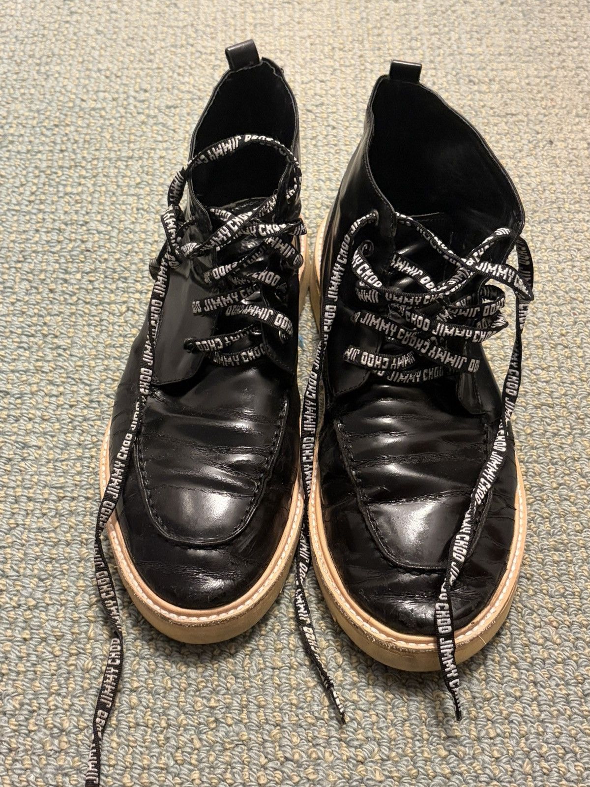 Jimmy Choo Vintage Leather Mid Jimmies Size US 10.5 / EU 43-44 - 2 Thumbnail