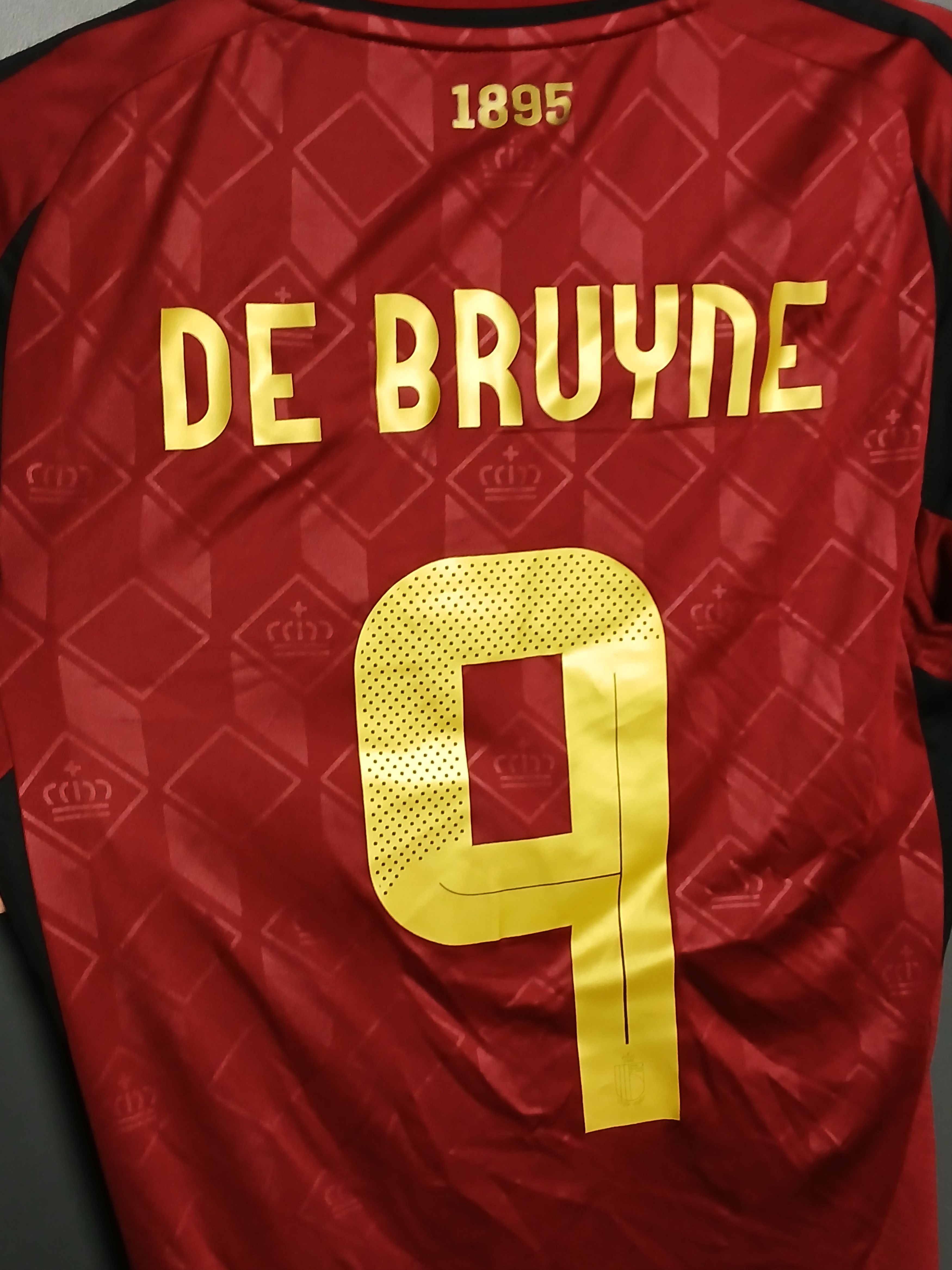 Adidas New Belgium 2024 Home De Bruyne Football Jersey T-Shirt Size US XS / EU 42 / 0 - 3 Thumbnail