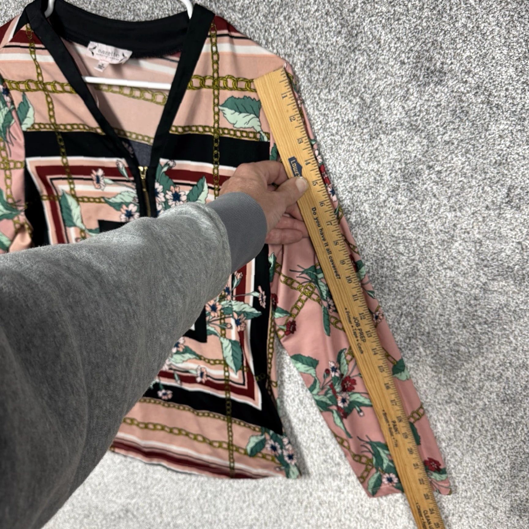 Nanette Lepore Nanette Lepore Blouse M Scarf Chain Floral Print Polished Casual Office Chic Shirt Womens Size M / US 6-8 / IT 42-44 - 5 Thumbnail