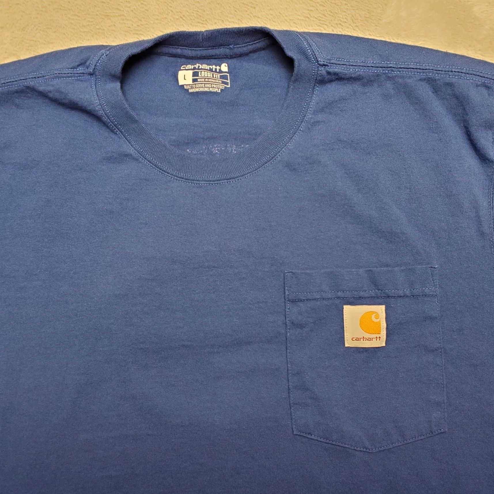 Carhartt Carhartt Shirt Mens Large Blue Loose Fit Short Sleeve Pocket TEE Aspen Colorado Size US L / EU 52-54 / 3 - 2 Thumbnail