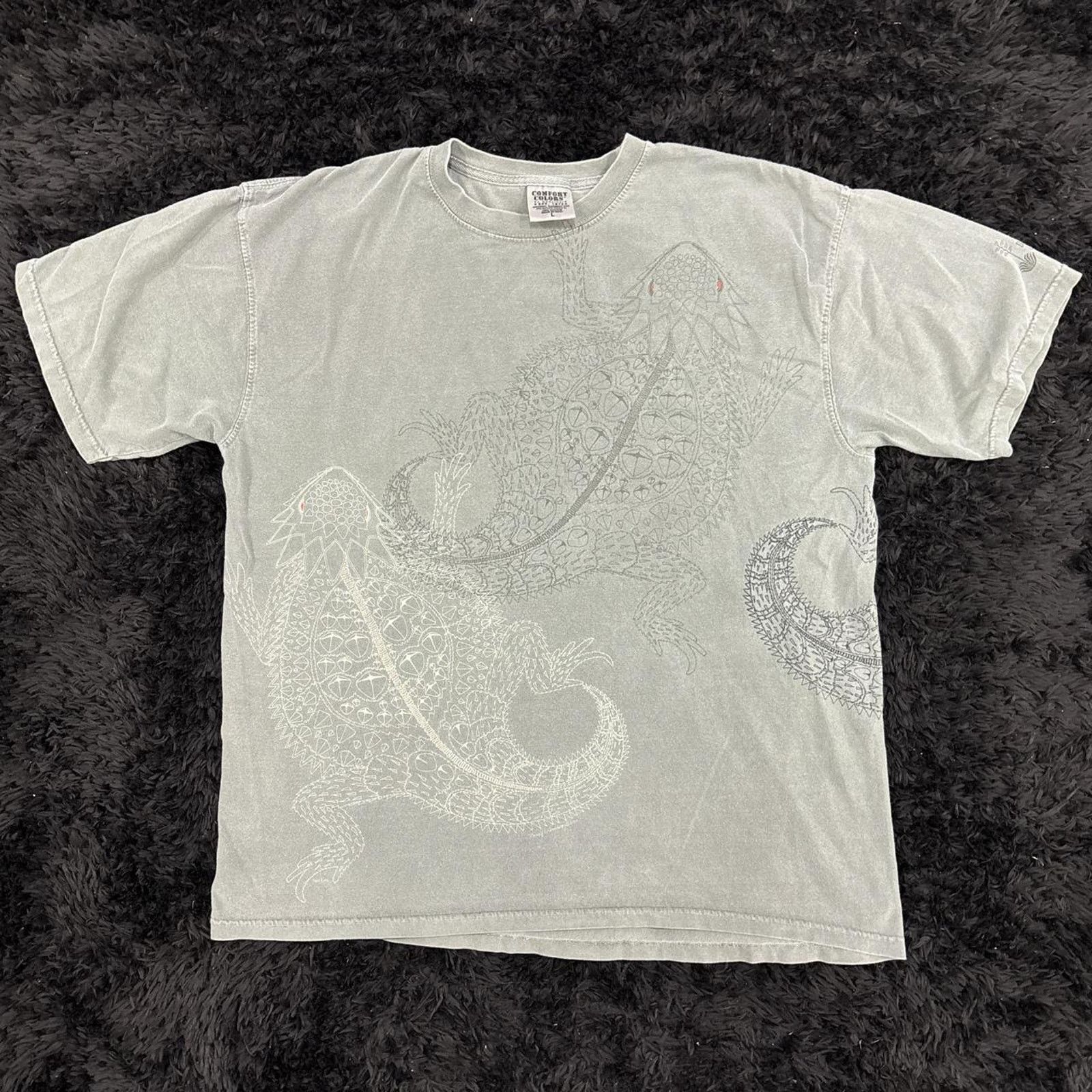 Comfort Colors Green lizard design tshirt Size US L / EU 52-54 / 3 - 1 Thumbnail