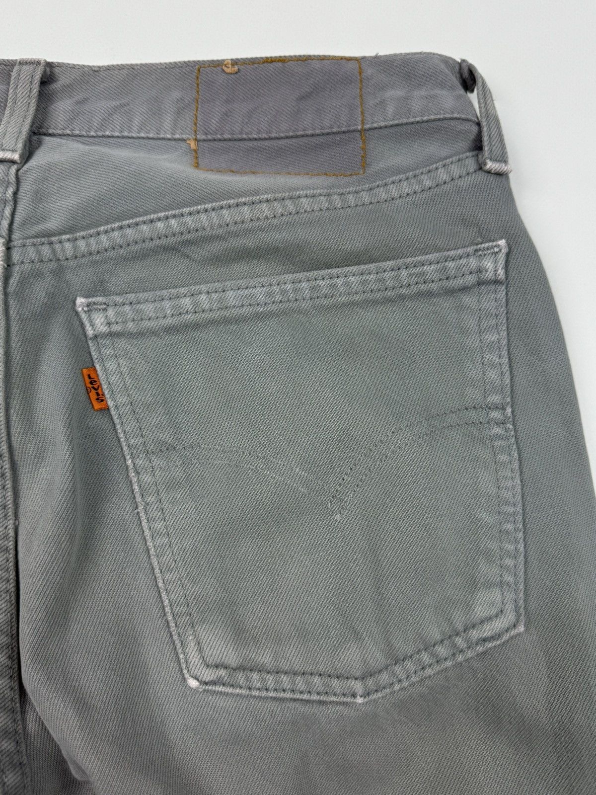 Levi's 1990’s Vintage Levi’s 615 Sun Faded Orange Tab Gray Jeans Size US 33 - 20 Thumbnail