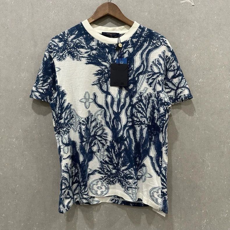 Louis Vuitton Louis Vuitton Coral seaweed ink full print short sleeve 250 Size US S / EU 44-46 / 1 - 1 Thumbnail