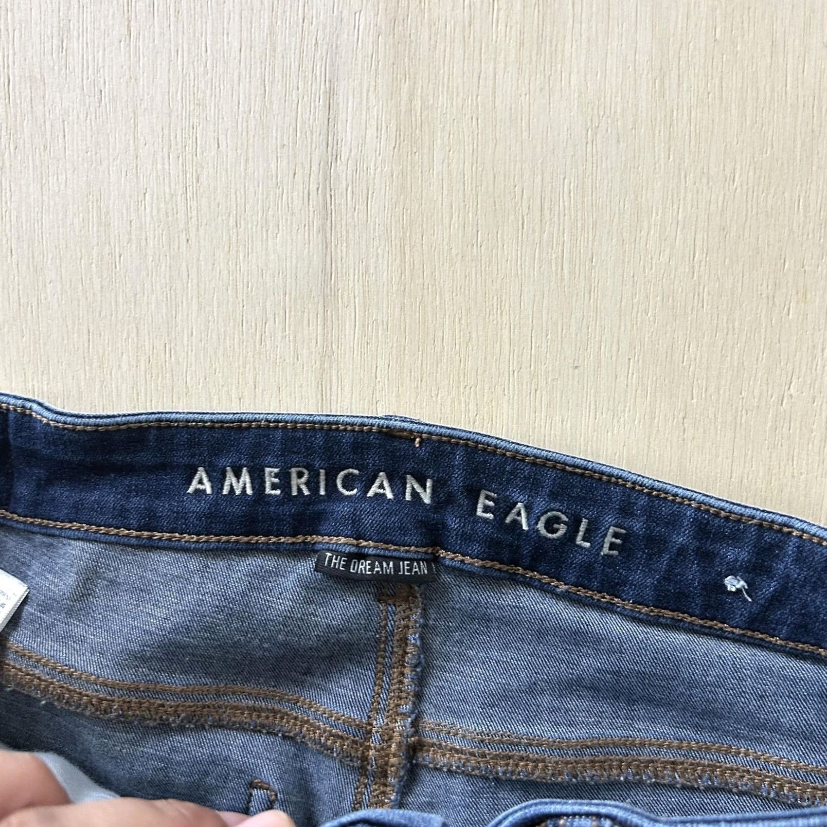 American Eagle Outfitters American Eagle Outfitters Jeans Womens 6 Short Dark Wash Skinny Stretch Denim Jeans Size 28" / US 6 / IT 42 - 2 Thumbnail