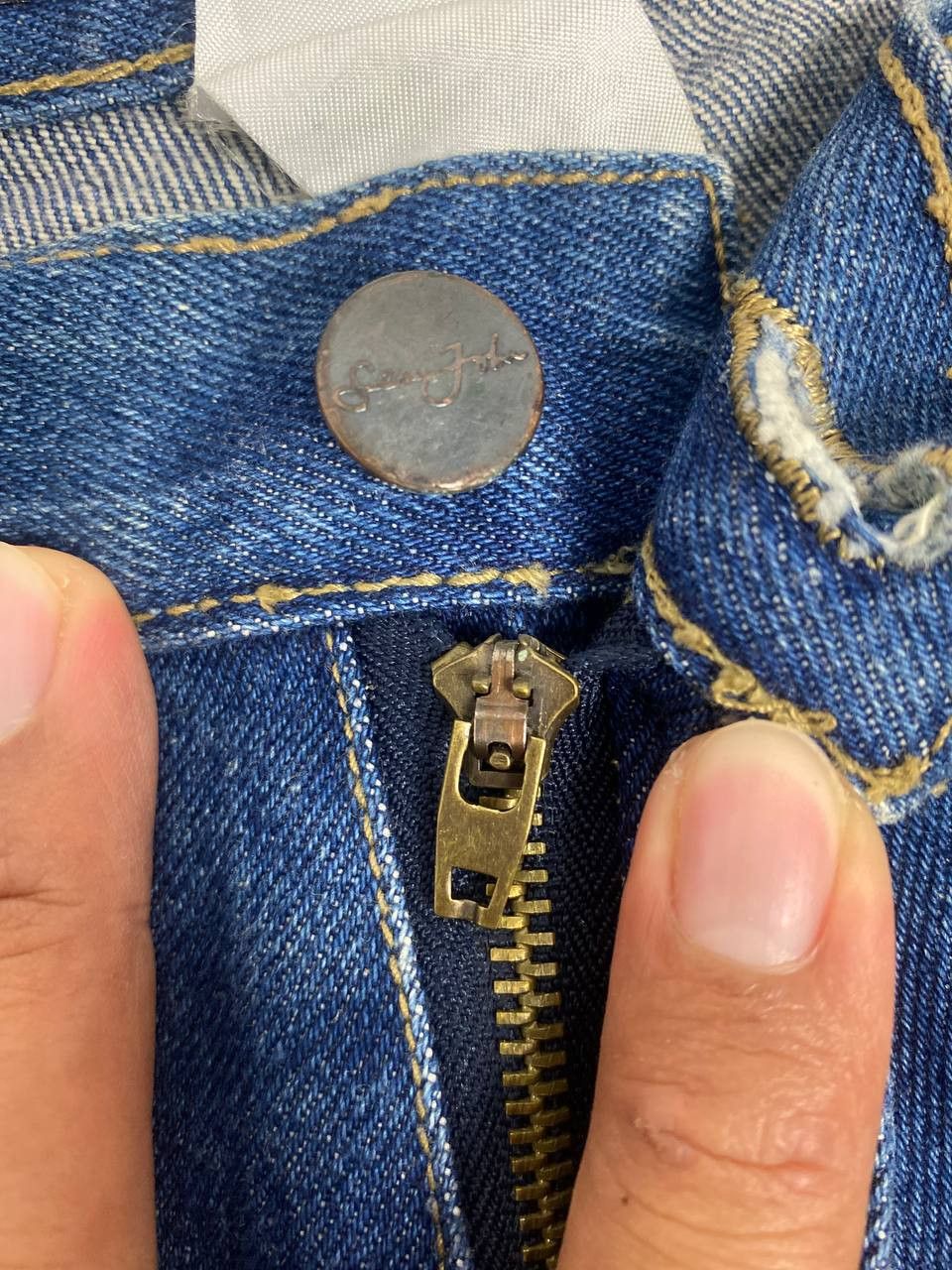 Sean John vintage 90s sean john baggy denim embroided logo Size US 34 / EU 50 - 10 Thumbnail