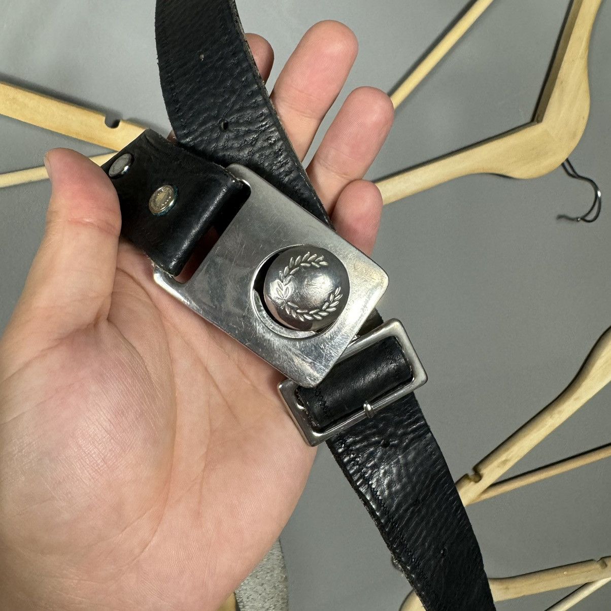 Fred Perry × Vintage Vintage Fred Perry Leather Belt Size ONE SIZE - 1 Thumbnail