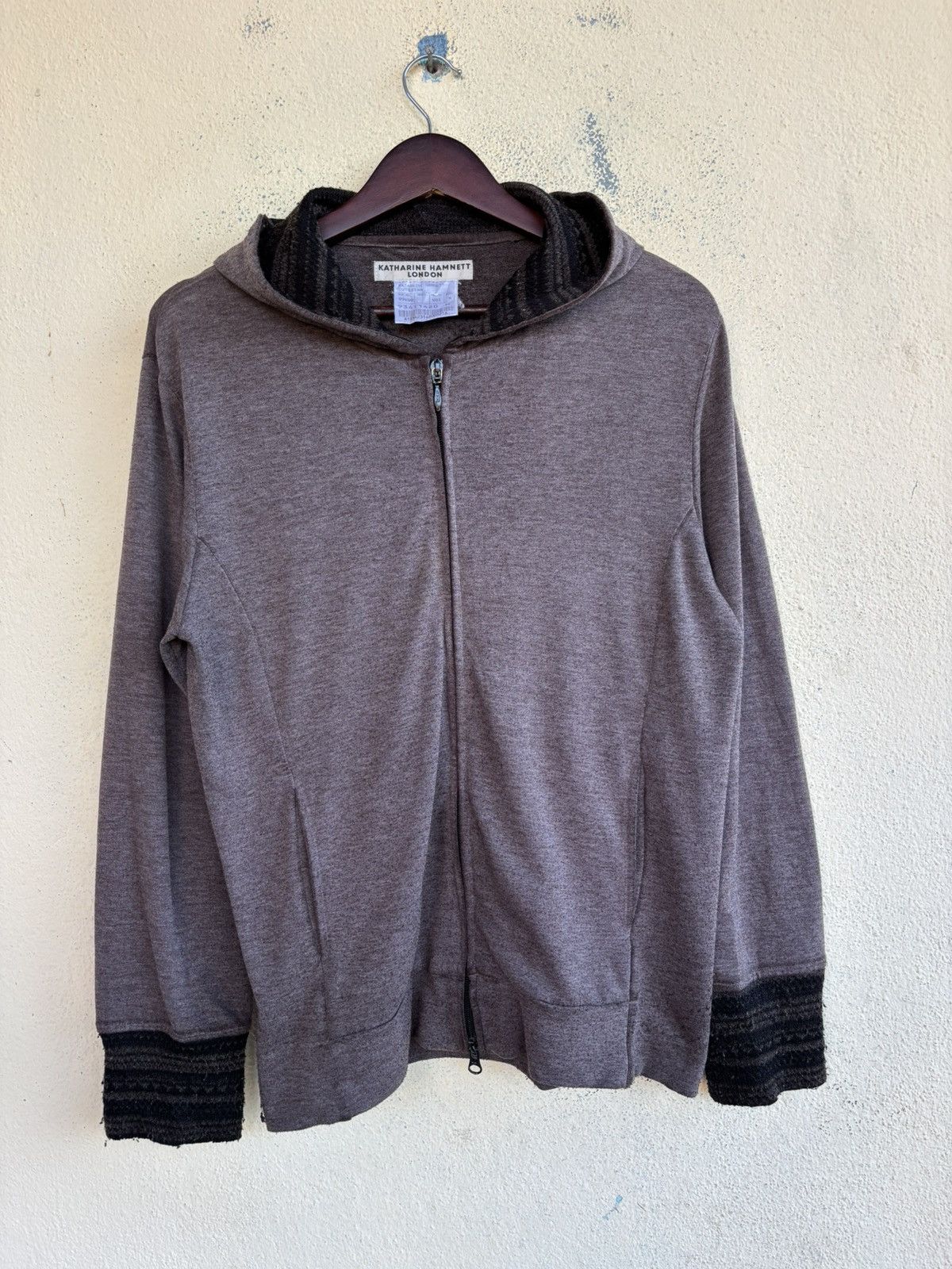 Size M: Katharine Hamnett London Zipper Hoodie - Etsy