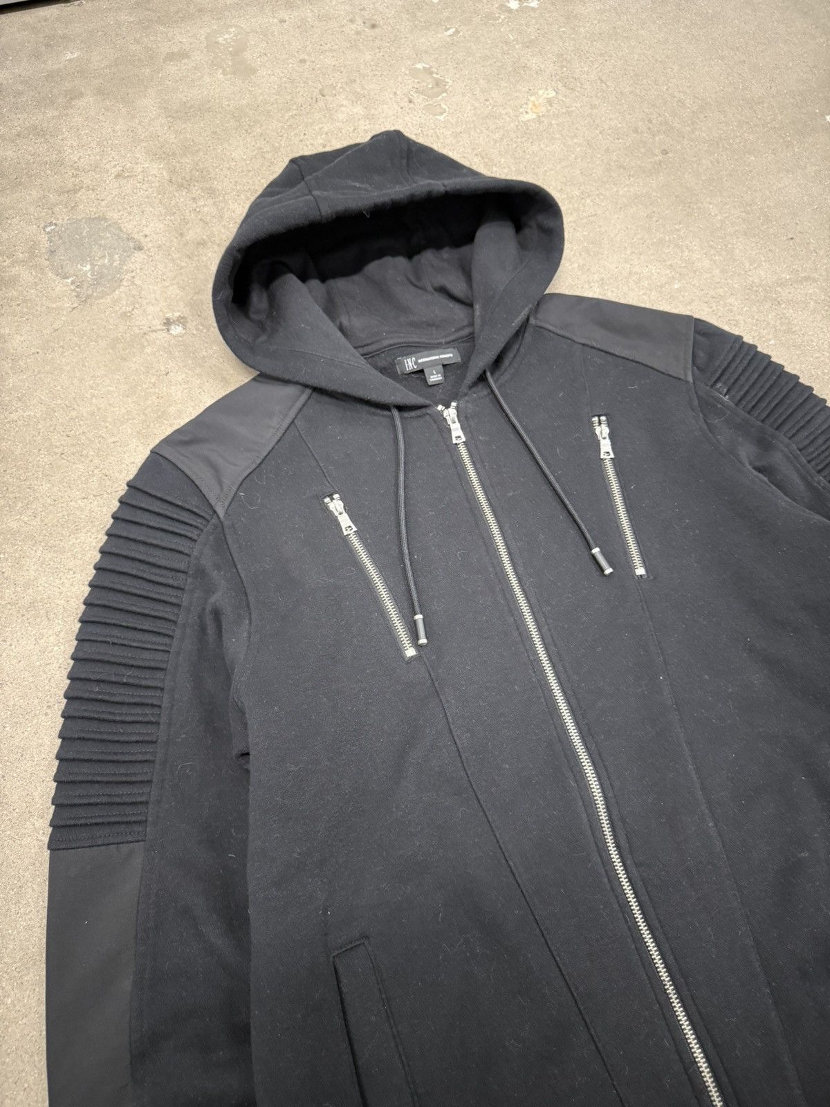 UNIK International Inc. Y2K INC ARCHIVE STYLE JAPAN HYBRID GRUNGE AVANT GARDE HOODIE Size US L / EU 52-54 / 3 - 2 Thumbnail