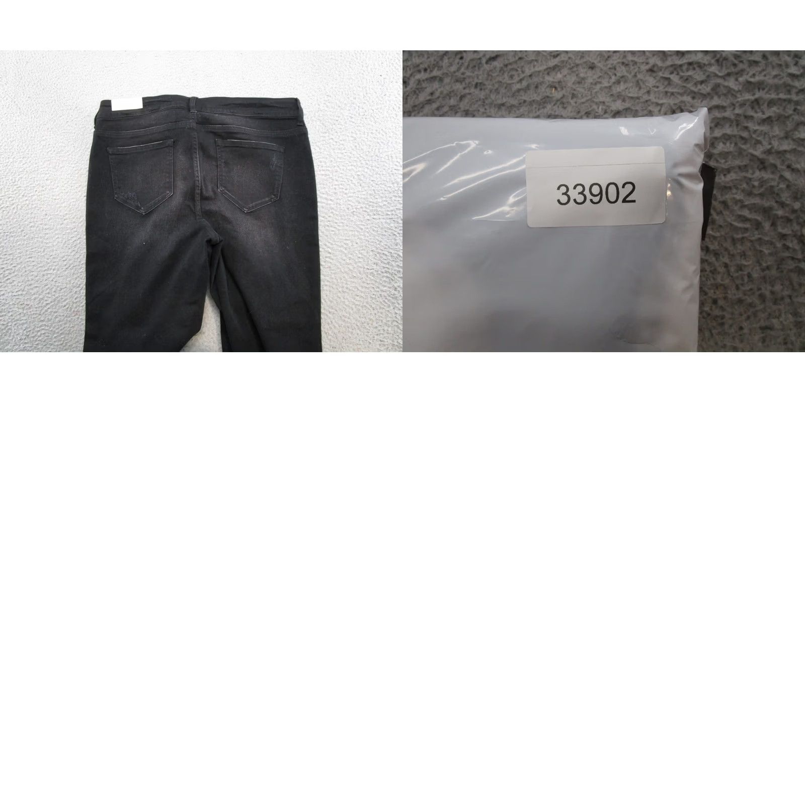 Vintage Maurices Jeggings Mid Rise Black Denim Flex Stretch Jeans Size 18 Short New Womens Jeans 5-Pocket Stretch Jegging Maurices Black Denim Size 40" / US 18 - 9 Thumbnail