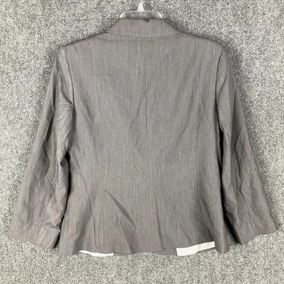 Other Atmosphere Blazer Women's UK 16 Gray Polyester Blend Adults Size XXL / US 16-18 / IT 52-54 - 9 Thumbnail