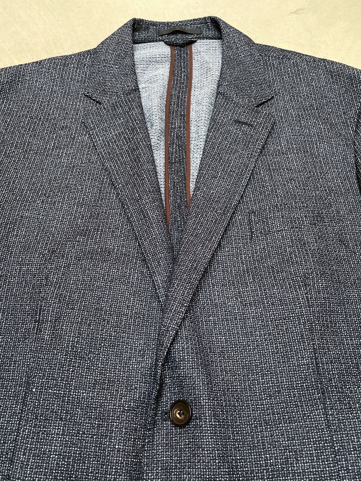 Ermenegildo Zegna Ermenegildo Zegna Textured Wool Blazer 58R Luxury Size 48R - 5 Thumbnail