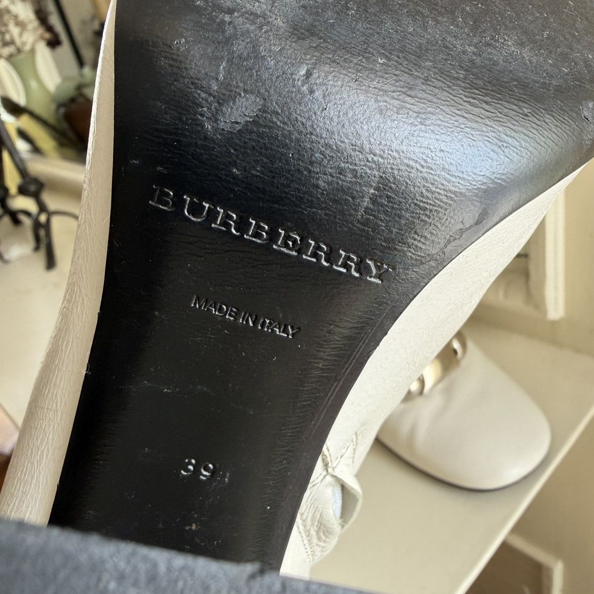 Burberry Burberry Leather Ankle Boots Size US 7.5 / IT 37.5 - 11 Thumbnail
