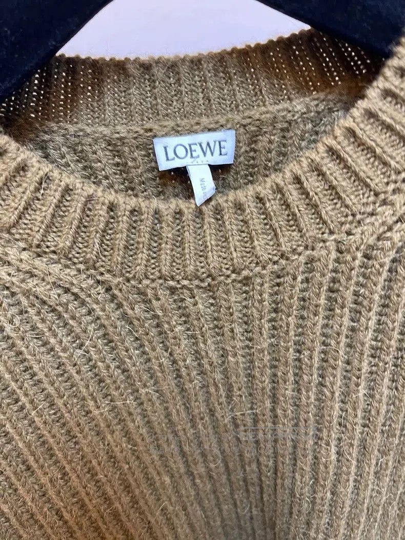 Loewe Loewe Green White Wool Sweater. Size US XL / EU 56 / 4 - 6 Thumbnail