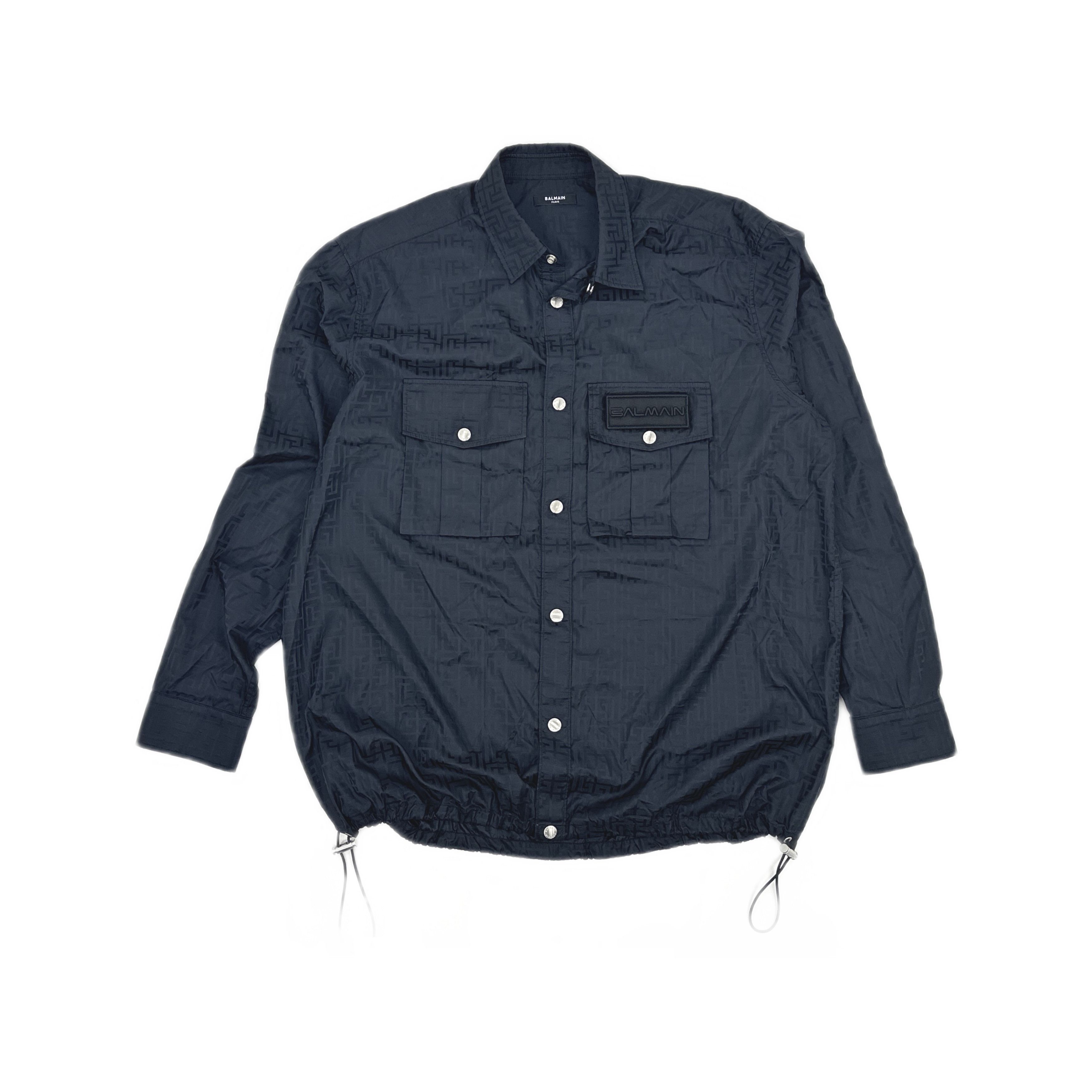 Balmain Balmain Monogram Logo Shirt Size 52 Size US L / EU 52-54 / 3 - 1 Thumbnail