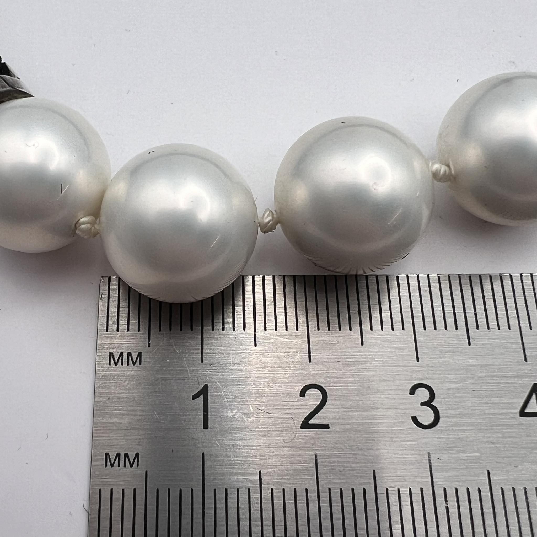 Vintage Vintage Jewelry Necklace Lace Sterling Silver 925 Pearls Size ONE SIZE - 4 Thumbnail